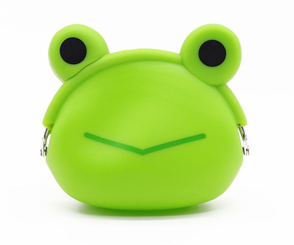 硅膠零錢袋，青蛙硅膠錢包，學(xué)生硅膠錢袋
